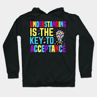 Understanding is key Autism Awareness Gift for Birthday, Mother's Day, Thanksgiving, Christmas Hoodie